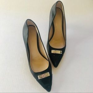 Coach Zan Patent Black Pumps Size 6